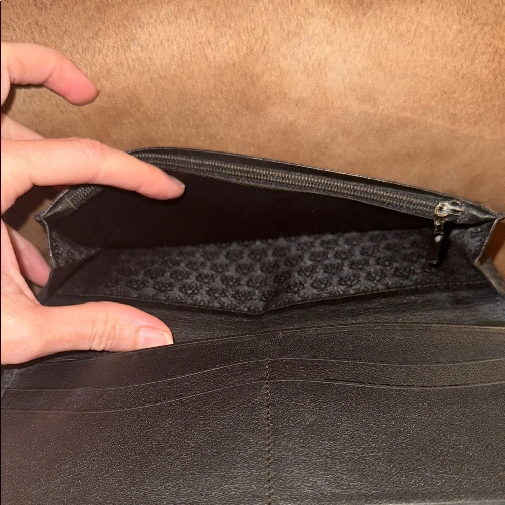 Alfred Dunhill Men’s Châssis Leather Long Wallet Good Condition